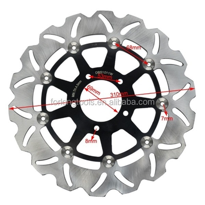 70kg 5 Furo de montagem de aço inoxidável Rotor de disco de freio flutuante de motocicleta para Kawasaki KLV 1000 DL V-STROM 650 DL V-STROM 1000