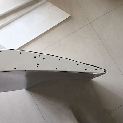23.75&quot; Largura Universal 36 polegadas de pintura branca Sprint Car Nasse Wing para a experiência de corrida definitiva
