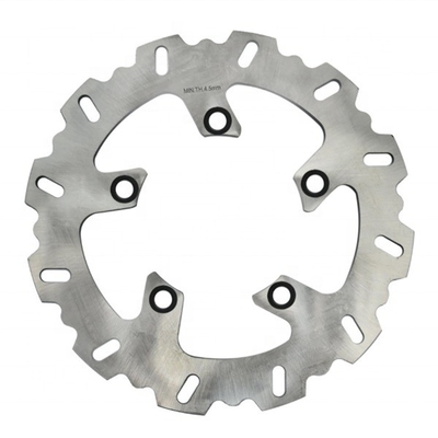 Rotor de disco de freio traseiro de espessura de 245 mm para motocicleta de estrada Yamaha FZ6 600 FZ6 Fazer 600 Feito de aço inoxidável durável
