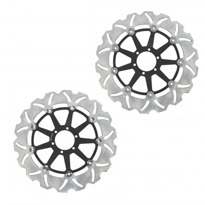 320mm OD Frente Esquerda Direita APRILIA FLOATING BRake DISC ROTORA F1 FUTURA 125 MX 125 RS 125 com 4,5 mm de espessura