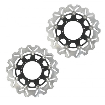 105mm ID 300MM Disco de travagem flutuante de motocicleta de aço inoxidável para BMW F 650 F 650 CS F 650 GS 4,5 mm Espessura e travagem