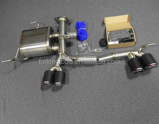 Aço inoxidável 304 BMW 320i E90 Parte de cauda do sistema de exaustão Reequipado para M3 com controle de válvula e tubo de escape