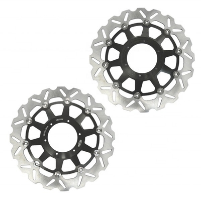 6 Furo de montagem 330MM de aço inoxidável Rotor de disco de freio flutuante de motocicleta para Honda CBR929 RR CBR954 RR e desempenho