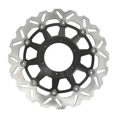 6 Furo de montagem 330MM de aço inoxidável Rotor de disco de freio flutuante de motocicleta para Honda CBR929 RR CBR954 RR e desempenho