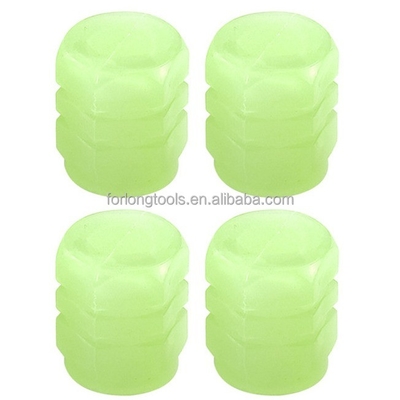 Substituição/reparação ABS Car Wheel Dust Cap Auto Glow Pneus Stem Air Valve Cover Light Autoluminescence para Universal Year Purpose