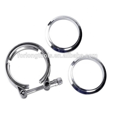 Grampos de faixa V de aço inoxidável padrão OE NO. para aplicações de temperatura 1,5&quot; 1,75&quot; 2&quot; 2,5&quot; 3&quot; 3,5&quot; 3,75&quot; 4&quot; 4,5&quot; 5&quot; 6