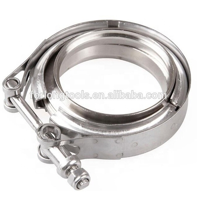 Grampos de faixa V de aço inoxidável padrão OE NO. para aplicações de temperatura 1,5&quot; 1,75&quot; 2&quot; 2,5&quot; 3&quot; 3,5&quot; 3,75&quot; 4&quot; 4,5&quot; 5&quot; 6
