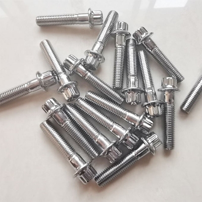 Universal de aço cromado revestido de borracha de montagem de borracha M7 x 32mm para rodas Sem design apenas estilo Sem características adicionais