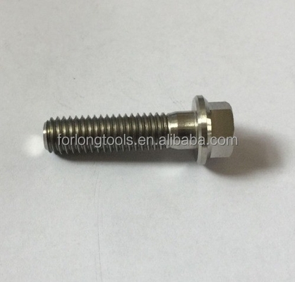 Exibição natural Grade GR5 Titânio parafusos M8 x1.25x 32MM 12 ponto parafusos para plantas químicas