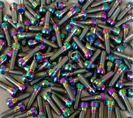 Grade GR5 Titânio Split Rim Bolts M7 x 24MM DIN padrão acabamento natural para suas necessidades de fabricação
