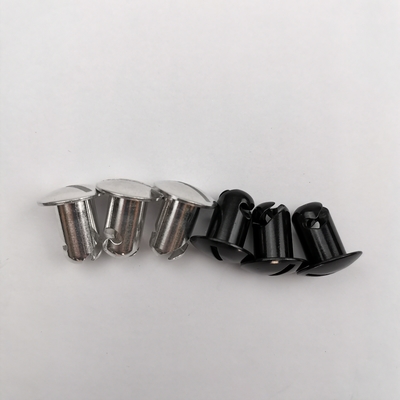 Botões de cabeça de alumínio universal Dzus Dome- Preto 7/16 &quot;x.500&quot; para soluções e serviços personalizados