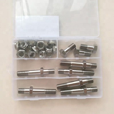 6AL-4V liga de titânio GR5 Kit de parafusos de acabamento para corrida de carros Sprint Bolt One Nut Stud Performance