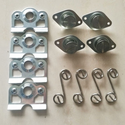 Fixação DZUS feita sob medida 7/16 Cabeça de aço auto-ejetável.500 Grip com placas traseiras de mola para substituição / reparo