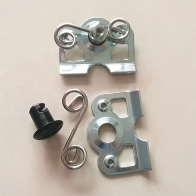 7/16&quot; Alumínio Negro Botões Quarta Volta Dzus Com 1-3/8&quot; Primavera de apoio Placa de Alumínio Universal Ano para Substituição / Reparação