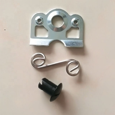 7/16&quot; Alumínio Negro Botões Quarta Volta Dzus Com 1-3/8&quot; Primavera de apoio Placa de Alumínio Universal Ano para Substituição / Reparação