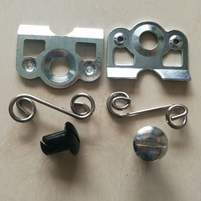 Botão Dzus de alumínio de uso pesado universal de 7/16 &quot;com molas de aço e placas traseiras Opção de substituição / reparo superior