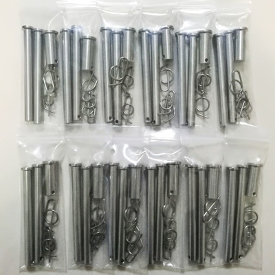 1/2&quot; x 1,3&quot; de lançamento rápido Escada Jacob Sprint Car Clevis Pins em padrão DIN Feito de titânio para desempenho
