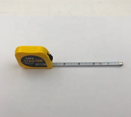 10 pés de pneu Stagger fita medida 3 metros lâmina 0,12 mm espessura acelerada de recuperação para a indústria automotiva em amarelo