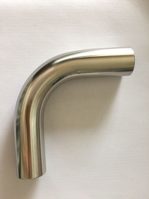 Conexão de soldagem 25mm * 1.5mm 90 graus tubo de escape de cotovelo feito de aço inoxidável 304 material para industrial