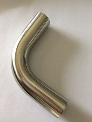 Conexão de soldagem 25mm * 1.5mm 90 graus tubo de escape de cotovelo feito de aço inoxidável 304 material para industrial