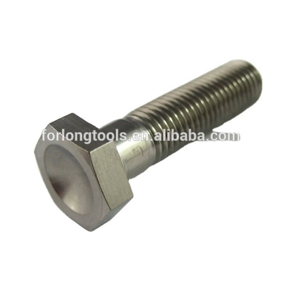 Sprint Car 5/16 &quot;-24 x 1-1/2&quot; UNF Titânio Hex cabeça parafuso padrão DIN feito de liga de titânio 6AL-4V com acabamento natural