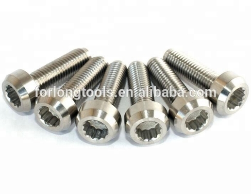 DIN Standard Titânio acabamento M7 * 24MM parafuso e perfeito para TITÁNIO SPLIT RIM roda pronta para o envio