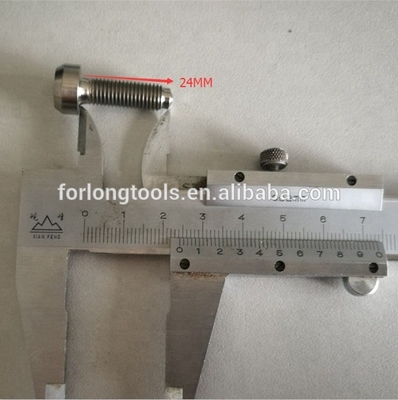 DIN Standard Titânio acabamento M7 * 24MM parafuso e perfeito para TITÁNIO SPLIT RIM roda pronta para o envio