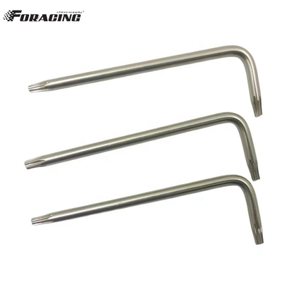 Chave industrial Torx End Allen T8 L Tipo Star Key para M3 M4 Socket Bike Pedal Key Personalizado e Suporte OEM Natural