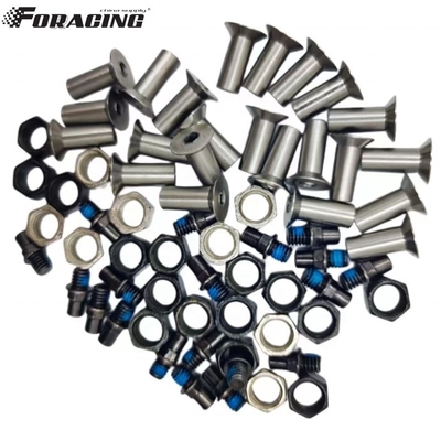 Pedal universal de bicicleta esportiva de aço inoxidável contra-encosto de manga M4 Perfeito para demandas de substituição / reparo