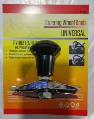Instalação de automóveis Universal ABS Rodas de direção de metal Spinner Knob OE NO.