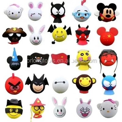 Antenna de bola de carro universal Antenna Topper Ball Cartoon Doll Antenna Decoração Eva Bolas para OE NO. Universal