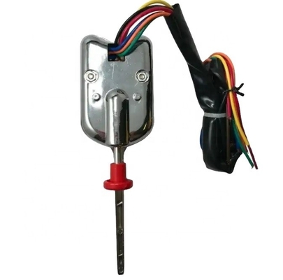 OEM tamanho padrão Universal Street Column Chrome Mount Switch de sinal de virada com botão de perigo e alavanca dimmer Fácil de instalar