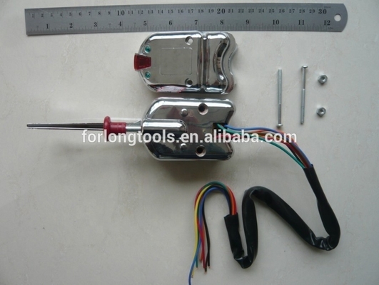 OEM tamanho padrão Universal Street Column Chrome Mount Switch de sinal de virada com botão de perigo e alavanca dimmer Fácil de instalar