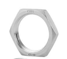 GB Standard 5/8-18 Titânio Hex Jam Nuts For Heim Joint Rod End Thin Nut Hexagon Natural Finish Imperial Inch Titânio