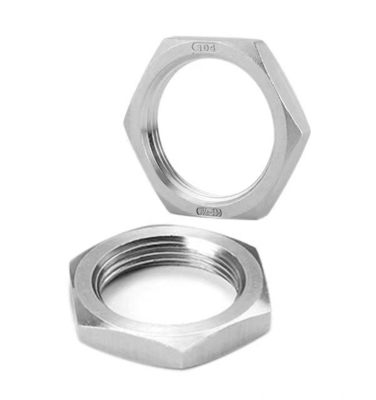 GB Standard 5/8-18 Titânio Hex Jam Nuts For Heim Joint Rod End Thin Nut Hexagon Natural Finish Imperial Inch Titânio