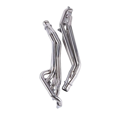 Cabeça de escape de aço inoxidável polido para 5.0L V8 Mustang Manifold LS1 LS2 LS3 LS6 LSX Garantida adequação e função