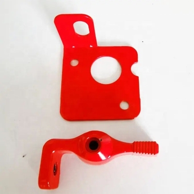Atualize o interruptor de ar condicionado do seu carro com este Kit de alavanca de bloqueio de interruptor de bateria em amarelo vermelho e prateado para garantir a segurança