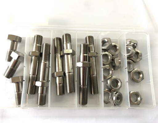 Universal Ano N/M Titânio Sprintcar Um Raço de Amortecedor Rod Bolt Kit para Profissionais do Esporte Automóvel Natural Universal