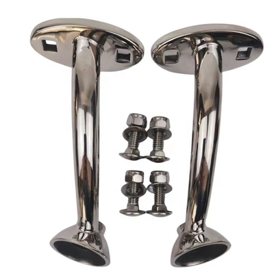 Universal Car Fitment Hot Rod Hiboy Stand Far Light Substituição com montantes pintados em acabamento preto ou prata