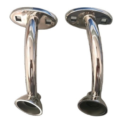 Universal Car Fitment Hot Rod Hiboy Stand Far Light Substituição com montantes pintados em acabamento preto ou prata