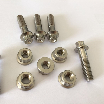Ano Universal Atualize suas rodas com OE padrão NO. Titânio Gr5 12 PT RS/ RX Kits de aro dividido M7 x 32 parafuso e porca