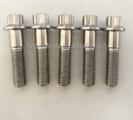 ISO Standard Zinc acabamento de aço e titânio Gr5 12 PT BBS parafusos de borda dividida M7 x 32 mm M8 * 32 mm para aplicações automotivas