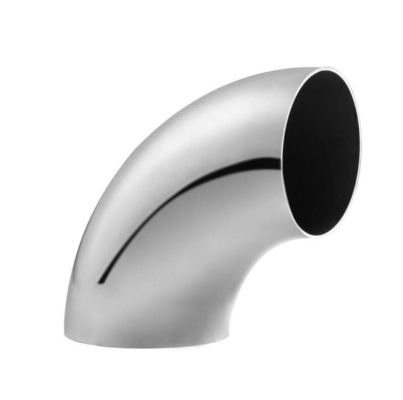 Suporte personalizado redondo 304 aço inoxidável 90 graus de soldagem curvatura cotovelo armazenado para entrega imediata