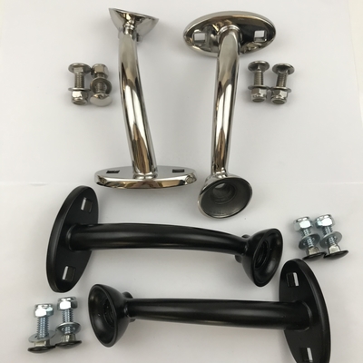 Universal Car Fitment Highboy Negro Anodizing Fenderless Hot Rod Far Light Mount OE NO. para personalização