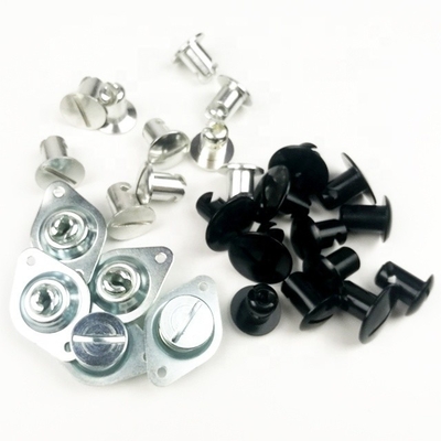 Alumínio Universal 7/16 &quot;por.500&quot; 1/4 Volta Rápida DOME HEAD Dzus Fixações Alumínio Prateado para Desempenho Universal