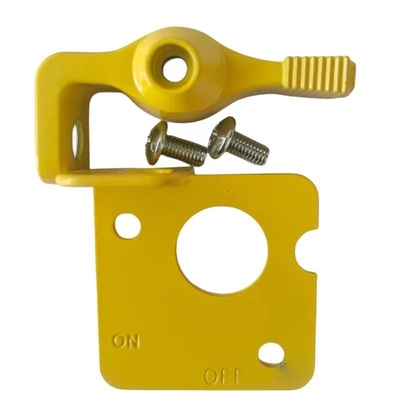 Universal Car A / C SWITCH Bateria Mestre Desconectar Switch Kit de alavanca de bloqueio vermelho e amarelo para corridas de desempenho de aço
