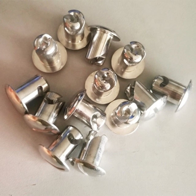 Universal Car Fitment Sprintcar Quater Turn Dome Head Dzus 7/16&quot;.500&quot; Fixações Prata Carro Sprint Anos anões Universal