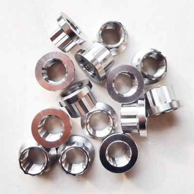 Nozes de flange de 12 pontos universais 3/8-24 fio 7/16&quot; SOCKET/WRENCH Feito de liga de titânio de alta resistência para versatilidade