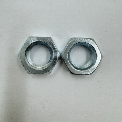 Sistema de medição de polegadas imperiais de aço inoxidável Hex Jam Nut 7/16-20 Thin Nut Hexagon Standard Size para fácil instalação