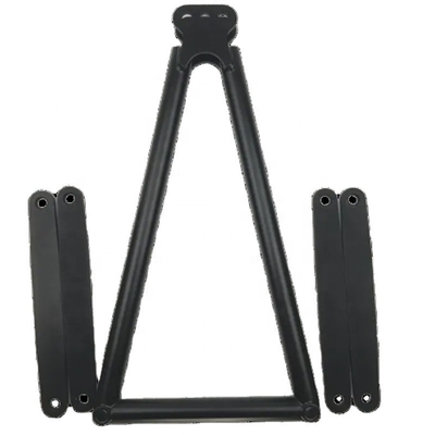 Preto 13 5/8 &quot;SPRINT CAR JACOBS ESCALDEIA COM CARTAS CROMOLY 4130 Posição frontal 1&quot; x 1/4&quot; x 7&quot; espessura da parede 0,065&quot; Alumínio
